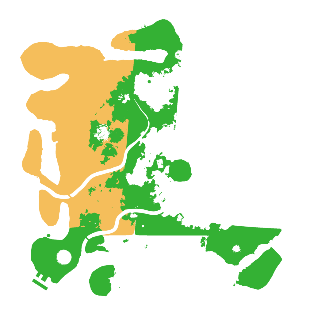 Biome Rust Map: Procedural Map, Size: 3750, Seed: 86532
