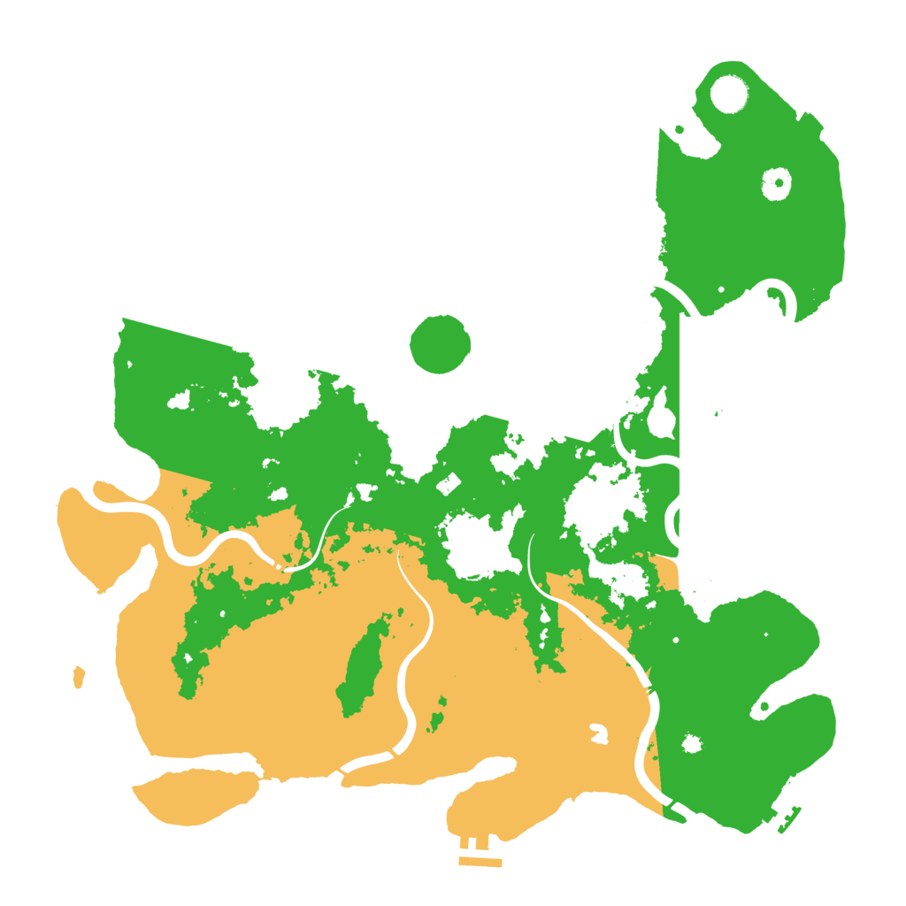 Biome Rust Map: Procedural Map, Size: 4250, Seed: 830379464