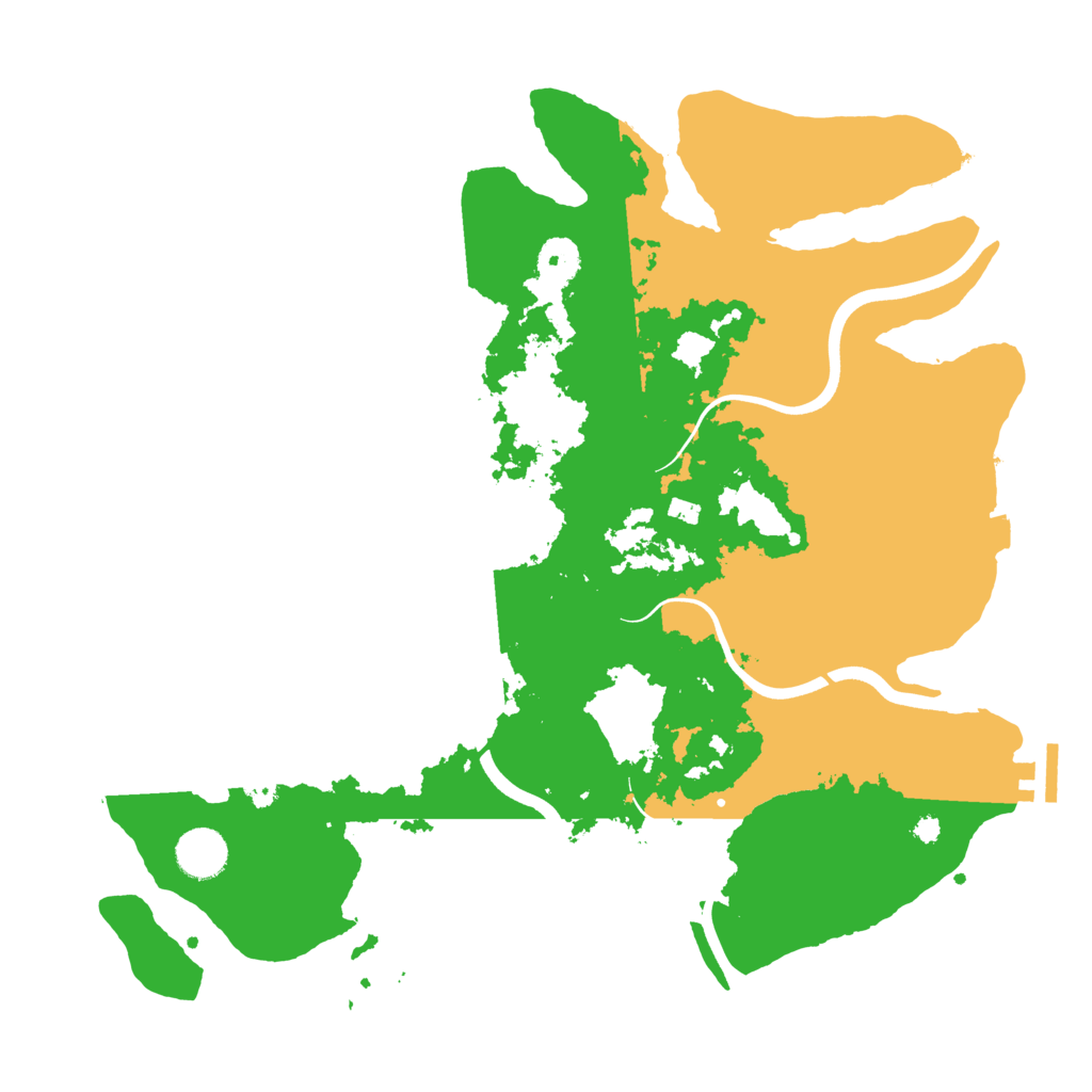 Biome Rust Map: Procedural Map, Size: 3750, Seed: 8942