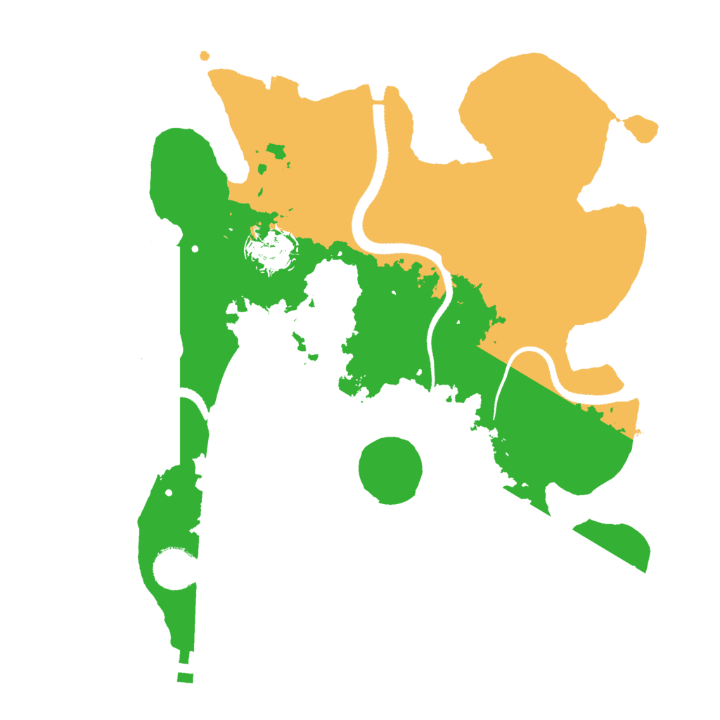 Biome Rust Map: Procedural Map, Size: 3000, Seed: 1035105518