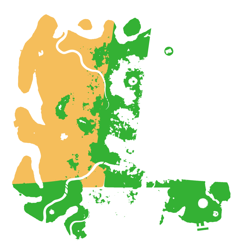 Biome Rust Map: Procedural Map, Size: 4500, Seed: 843453424