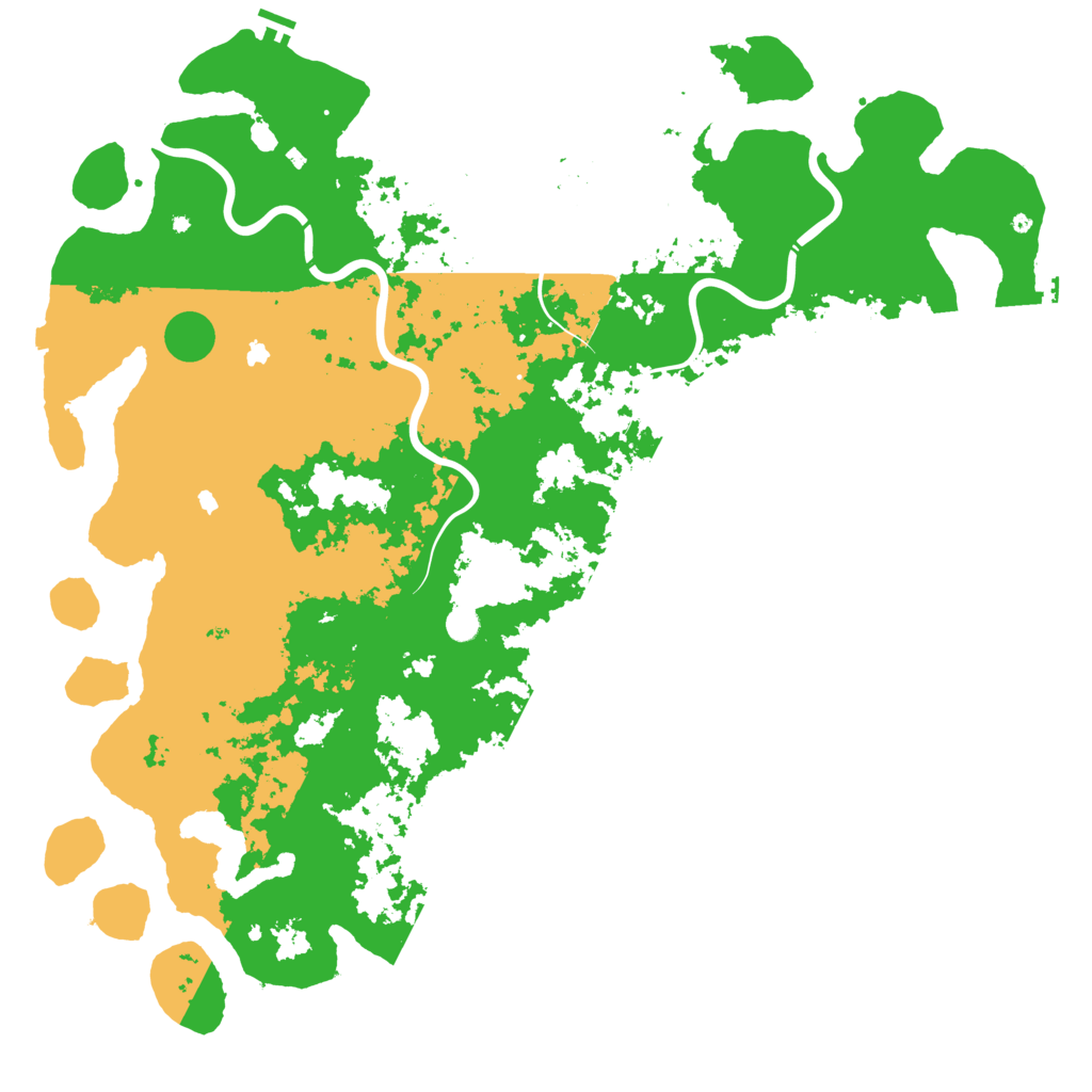 Biome Rust Map: Procedural Map, Size: 5700, Seed: 1812538071