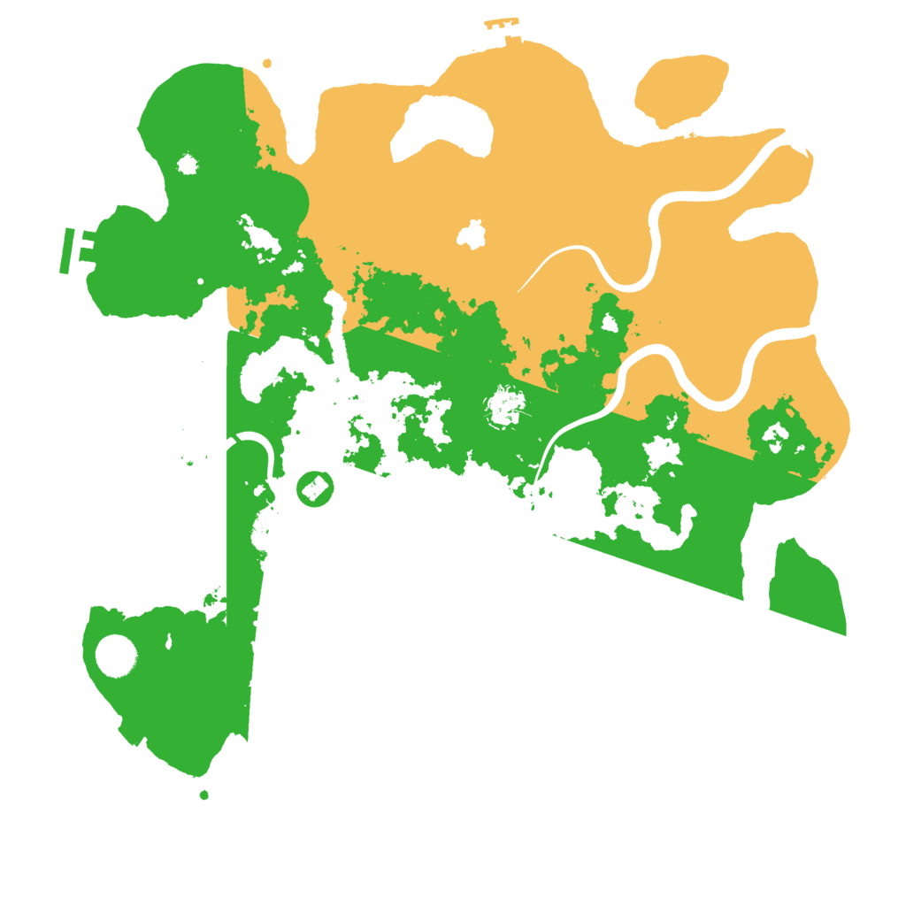 Biome Rust Map: Procedural Map, Size: 4000, Seed: 45382716