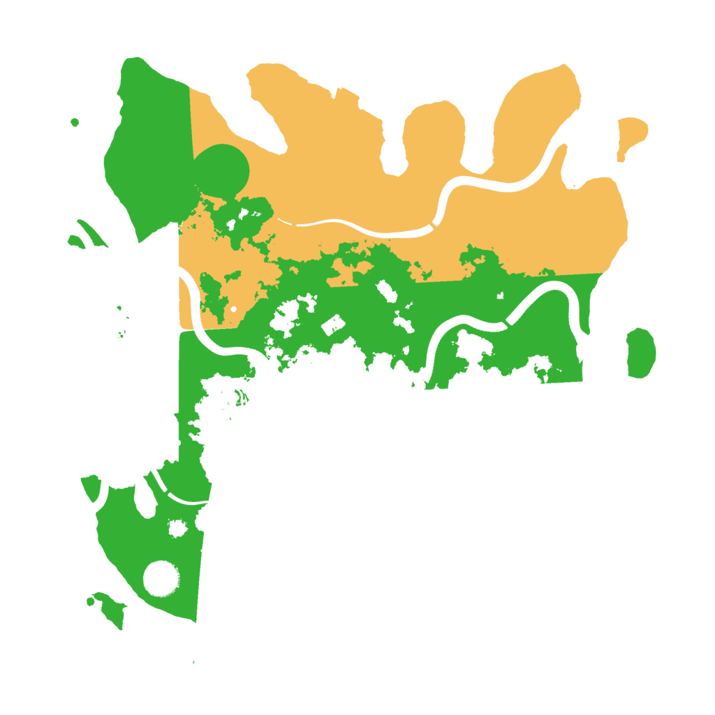 Biome Rust Map: Procedural Map, Size: 3500, Seed: 1500000