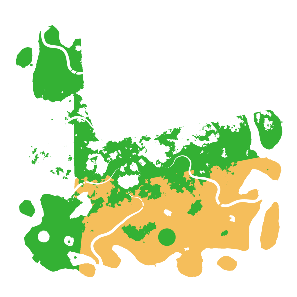 Biome Rust Map: Procedural Map, Size: 4500, Seed: 1843778676