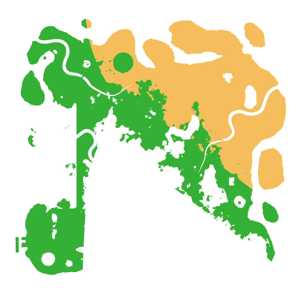 Biome Rust Map: Procedural Map, Size: 4000, Seed: 86459236