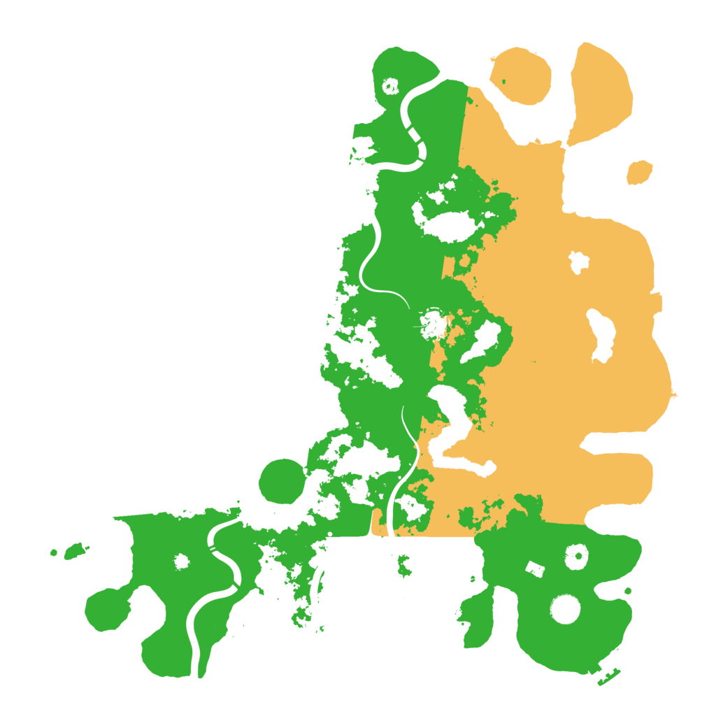 Biome Rust Map: Procedural Map, Size: 4250, Seed: 58108457