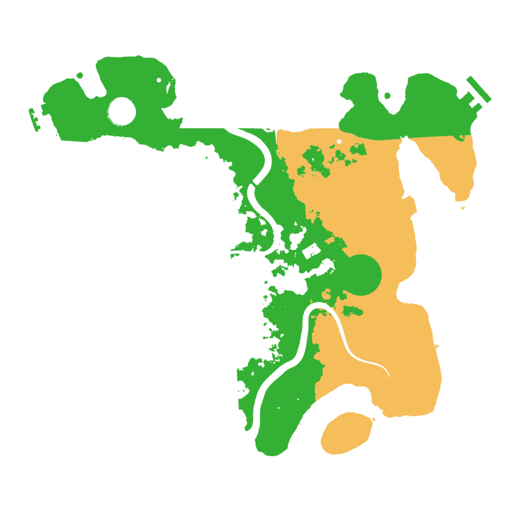Biome Rust Map: Procedural Map, Size: 3280, Seed: 313438955