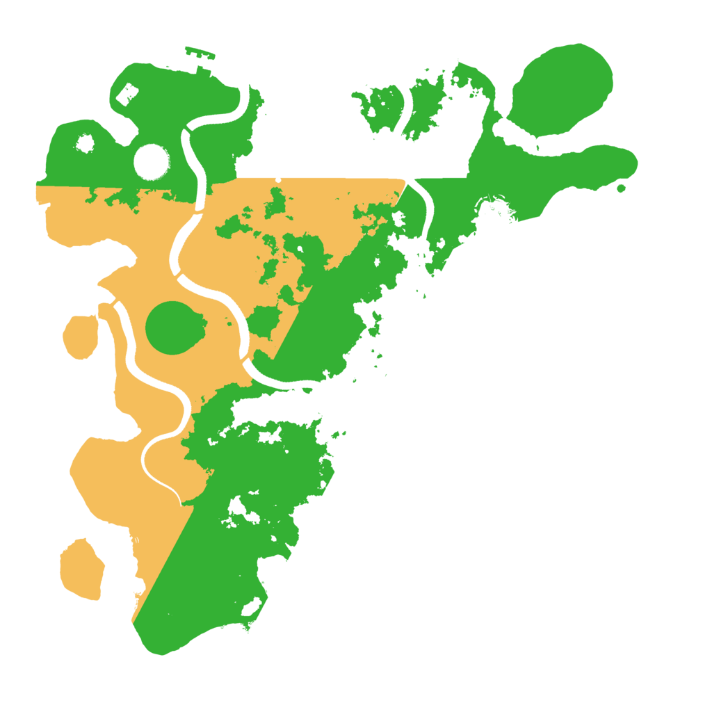 Biome Rust Map: Procedural Map, Size: 3500, Seed: 214109402