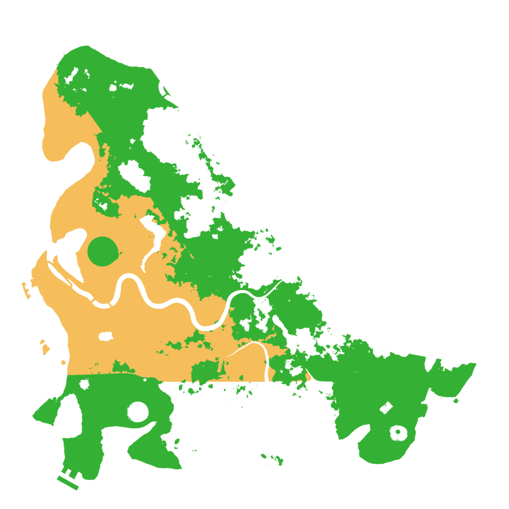 Biome Rust Map: Procedural Map, Size: 4500, Seed: 1468713