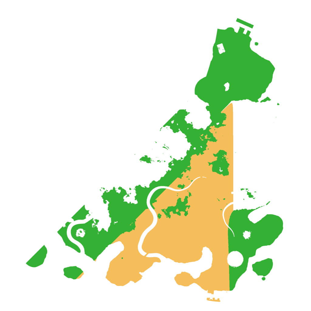 Biome Rust Map: Procedural Map, Size: 3500, Seed: 183671652