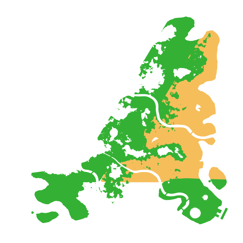 Biome Rust Map: Procedural Map, Size: 4000, Seed: 289469273