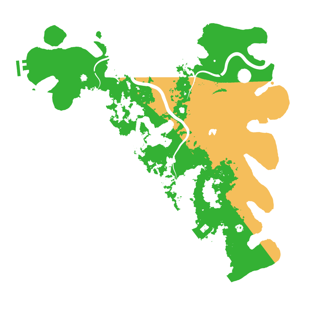 Biome Rust Map: Procedural Map, Size: 4000, Seed: 527034502