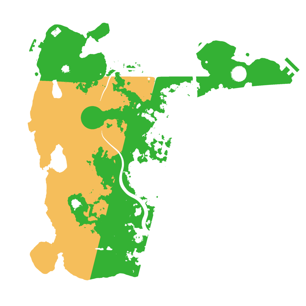 Biome Rust Map: Procedural Map, Size: 3500, Seed: 1593200969