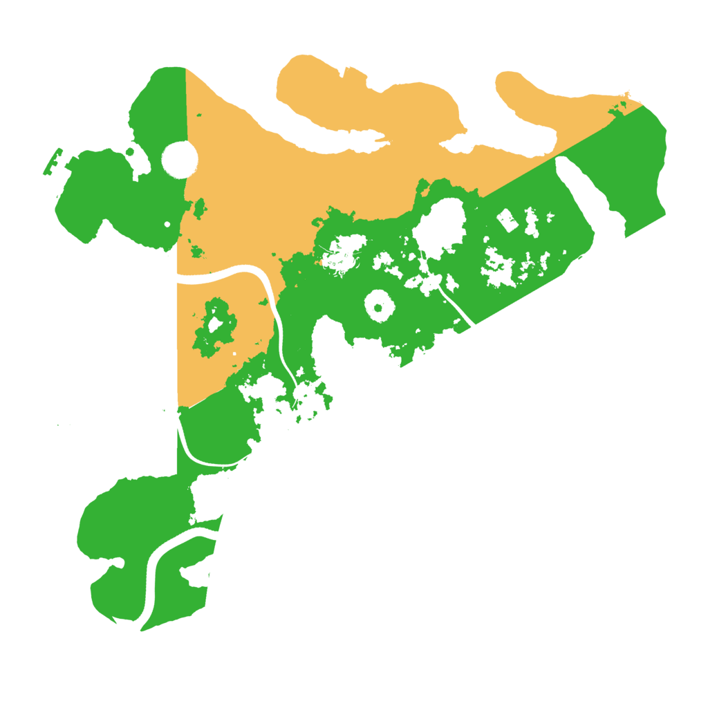 Biome Rust Map: Procedural Map, Size: 3500, Seed: 1622863880