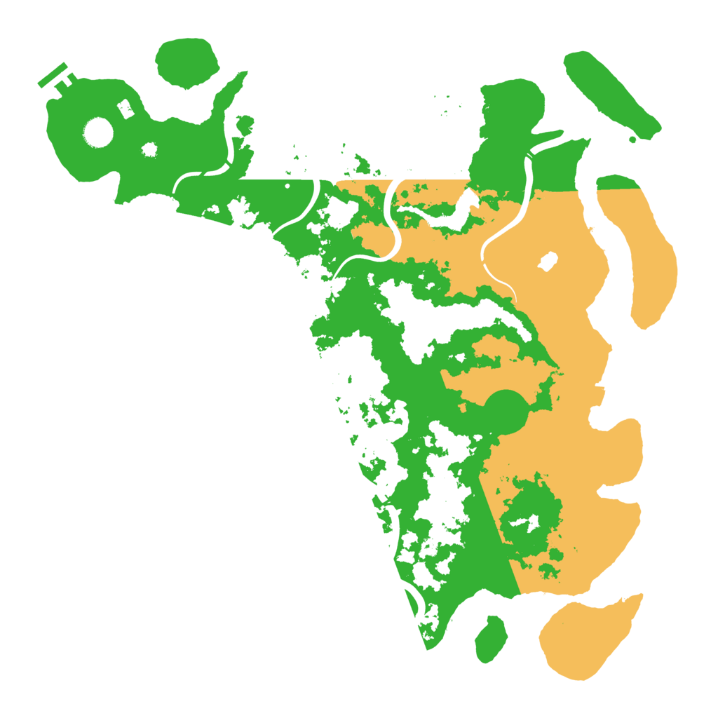 Biome Rust Map: Procedural Map, Size: 4250, Seed: 2025569197