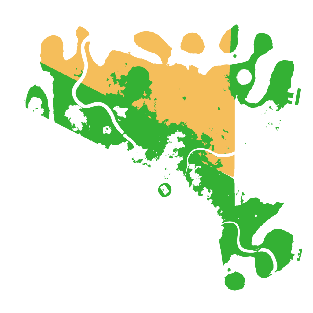 Biome Rust Map: Procedural Map, Size: 3750, Seed: 181480466