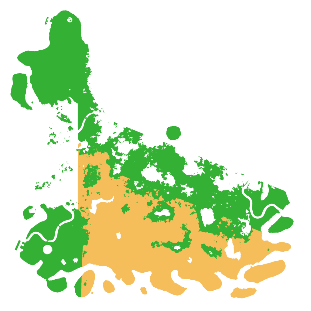 Biome Rust Map: Procedural Map, Size: 6000, Seed: 145454