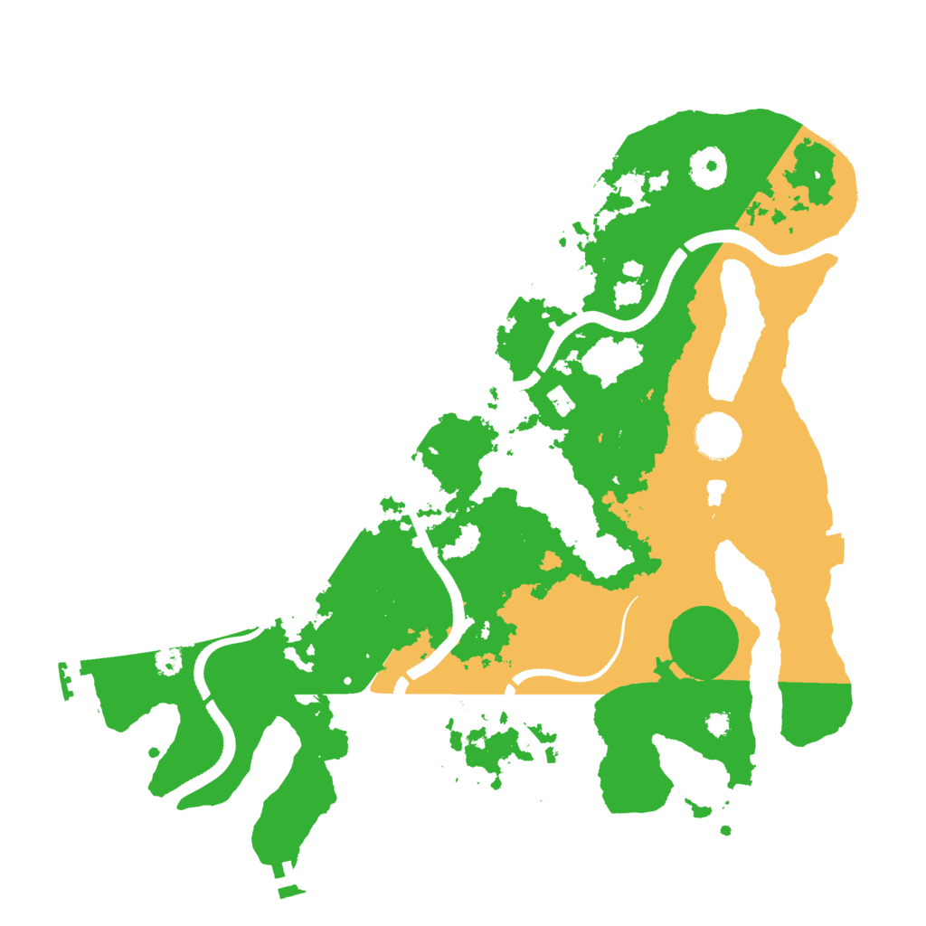 Biome Rust Map: Procedural Map, Size: 3500, Seed: 1022239021