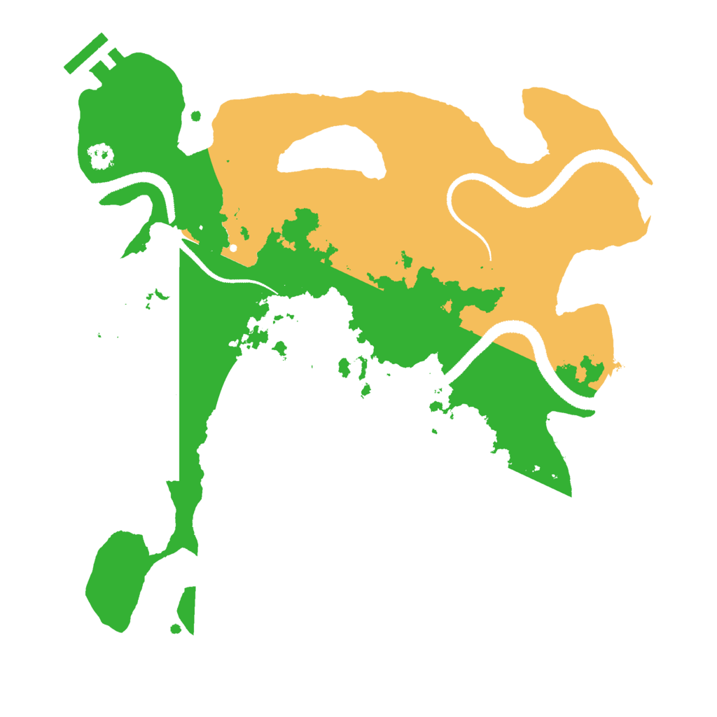 Biome Rust Map: Procedural Map, Size: 2800, Seed: 107324562