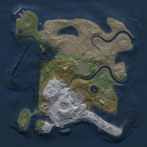 Thumbnail Rust Map: Procedural Map, Size: 2800, Seed: 107324562, 10 Monuments