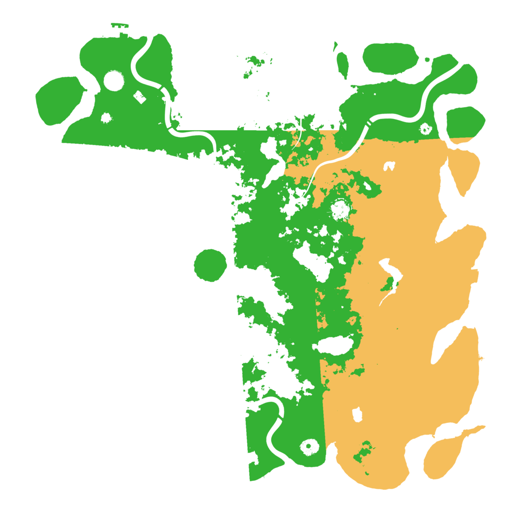 Biome Rust Map: Procedural Map, Size: 4500, Seed: 199921630