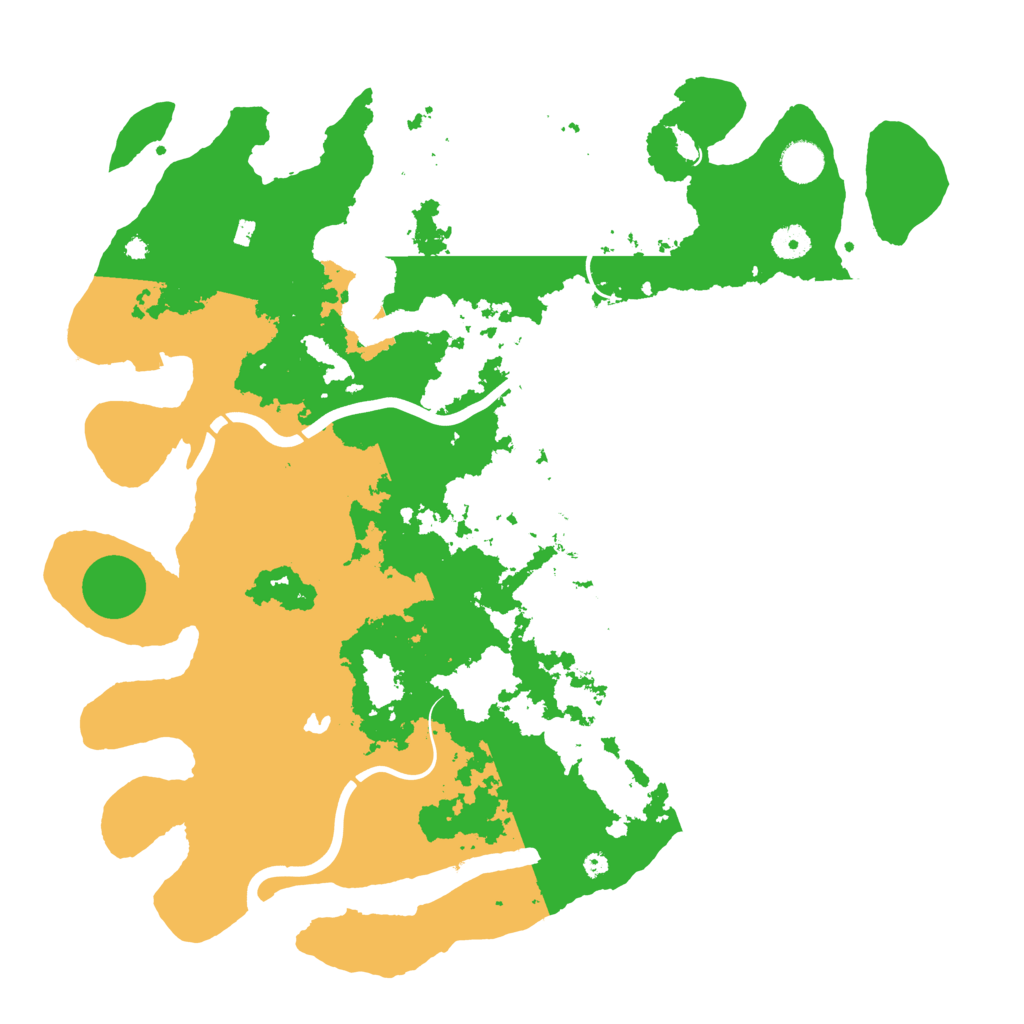Biome Rust Map: Procedural Map, Size: 4250, Seed: 358003