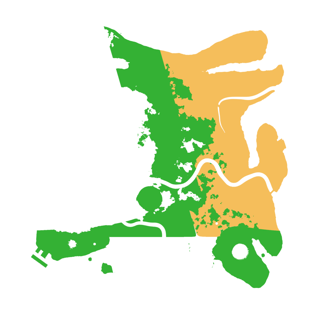 Biome Rust Map: Procedural Map, Size: 3500, Seed: 285703920