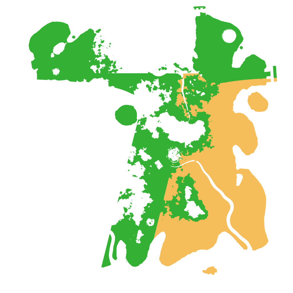 Biome Rust Map: Procedural Map, Size: 3750, Seed: 906355