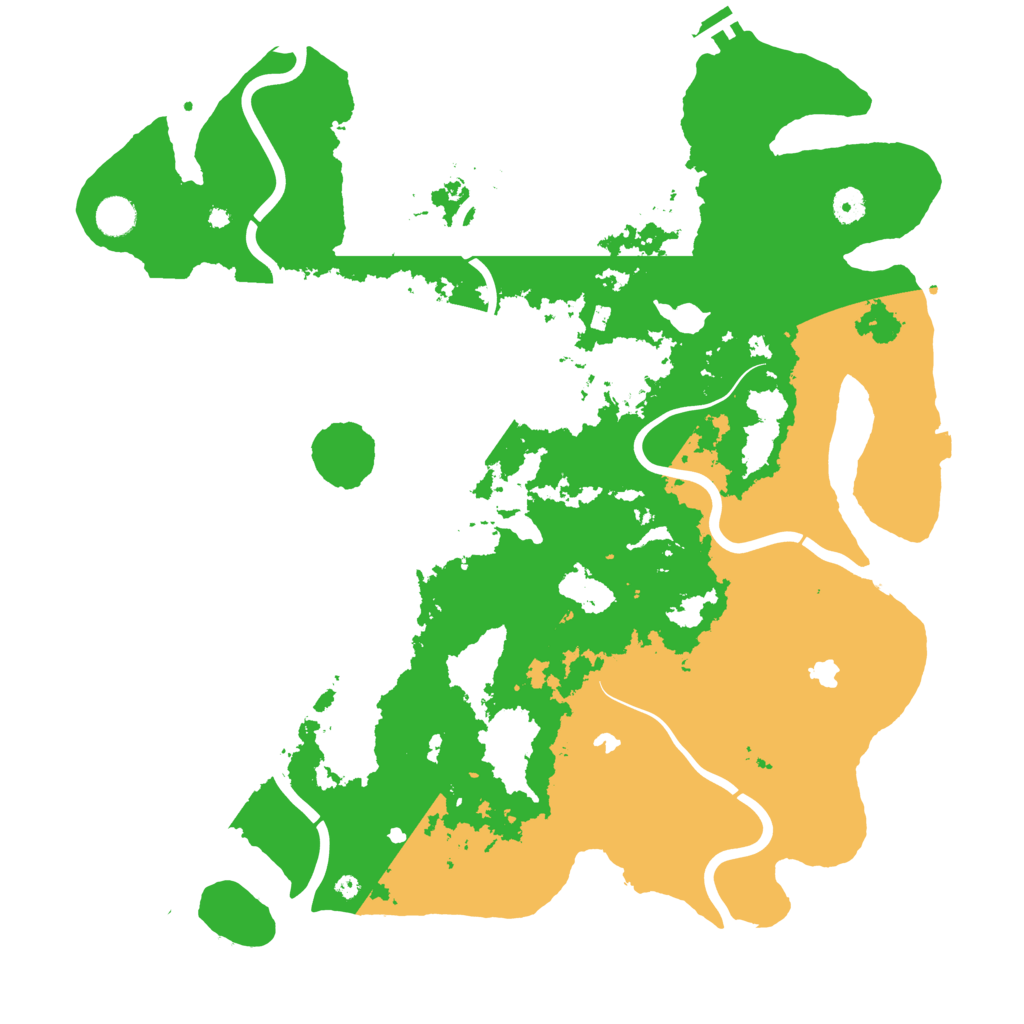 Biome Rust Map: Procedural Map, Size: 4500, Seed: 5238740