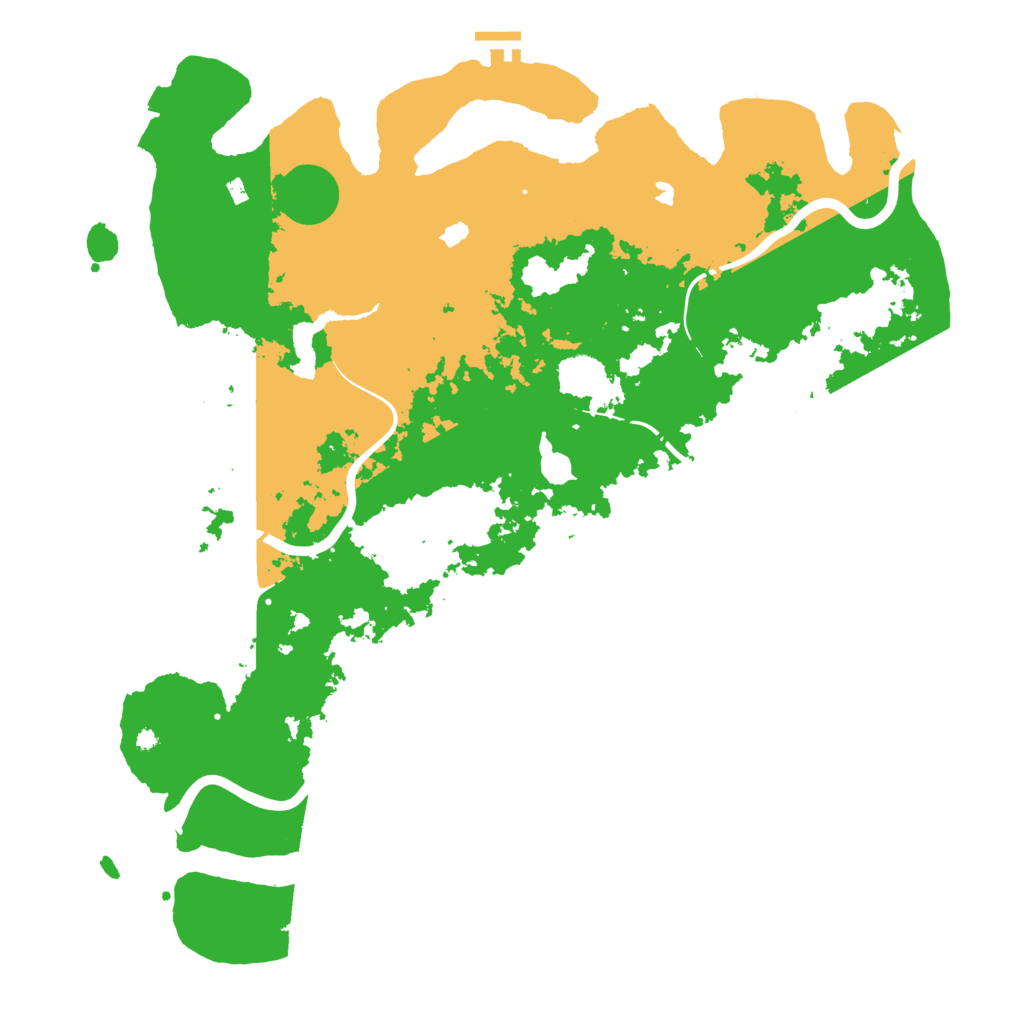 Biome Rust Map: Procedural Map, Size: 4500, Seed: 9743860