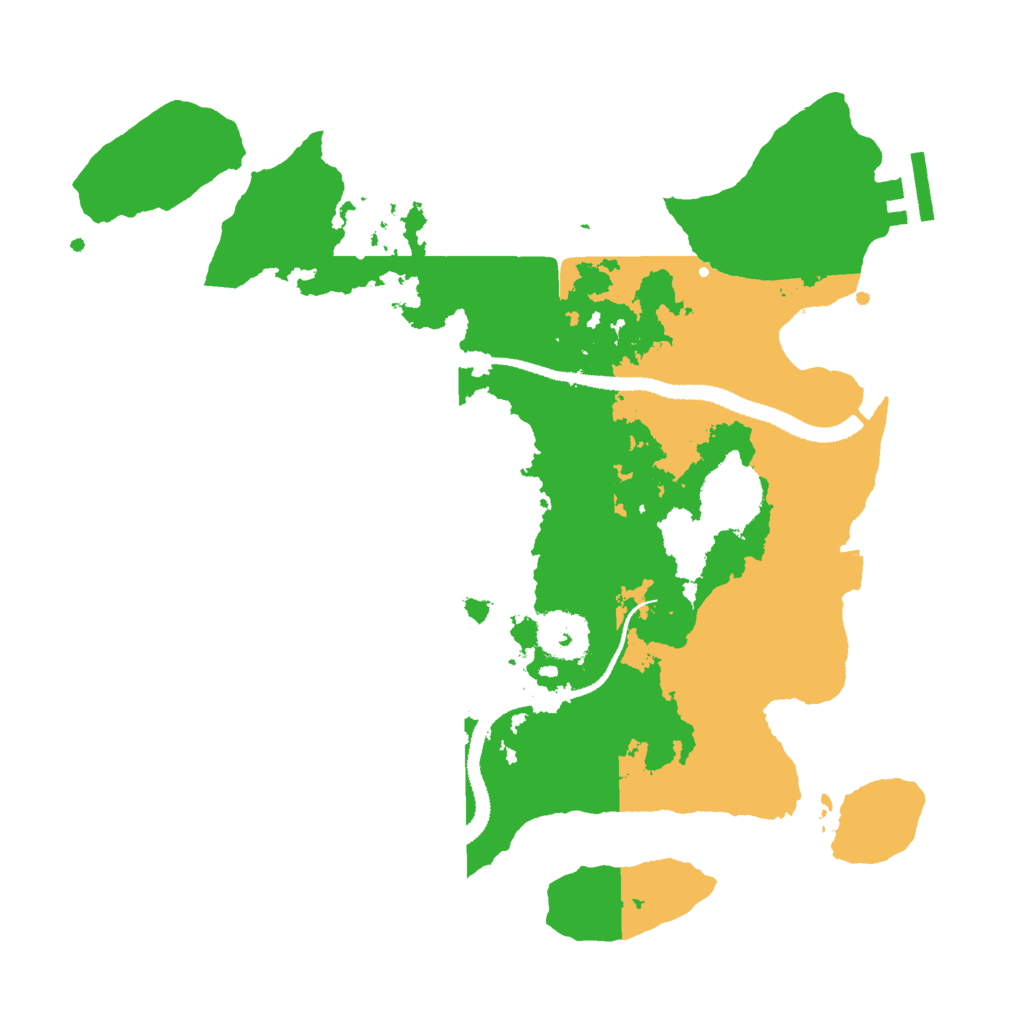 Biome Rust Map: Procedural Map, Size: 3000, Seed: 28947