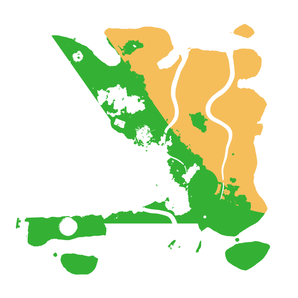 Biome Rust Map: Procedural Map, Size: 3000, Seed: 482930730