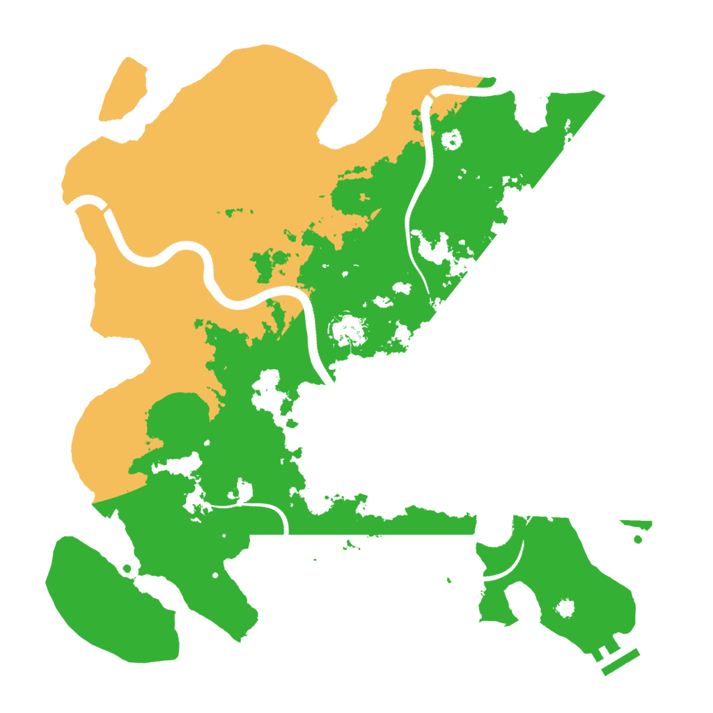 Biome Rust Map: Procedural Map, Size: 3500, Seed: 1155686096