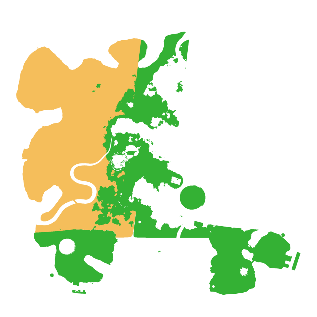 Biome Rust Map: Procedural Map, Size: 3500, Seed: 1976375899