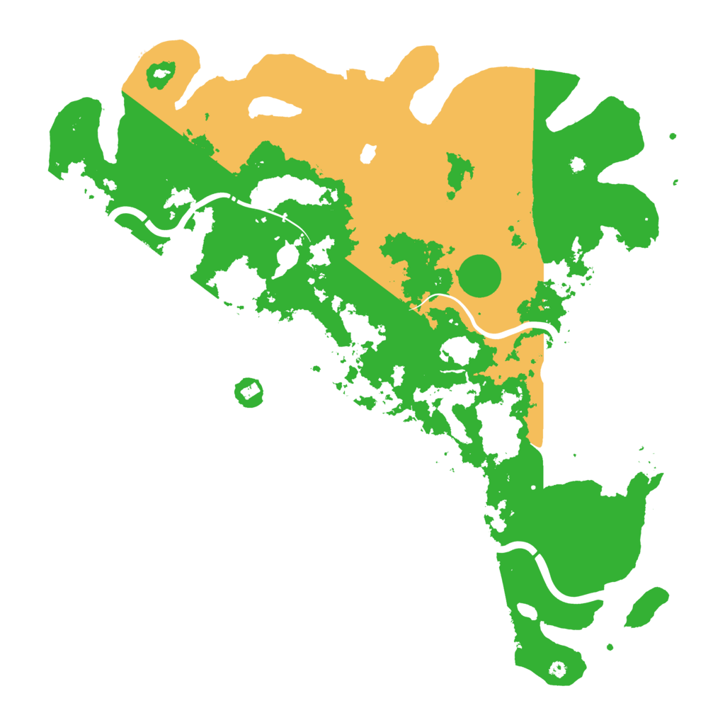 Biome Rust Map: Procedural Map, Size: 4450, Seed: 220478025