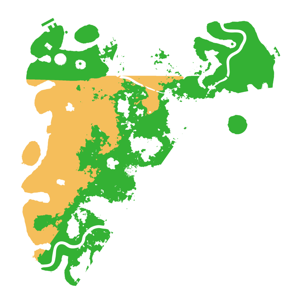 Biome Rust Map: Procedural Map, Size: 4500, Seed: 283