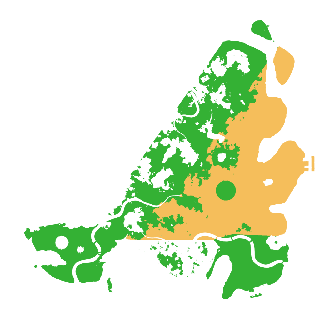 Biome Rust Map: Procedural Map, Size: 4250, Seed: 341389201