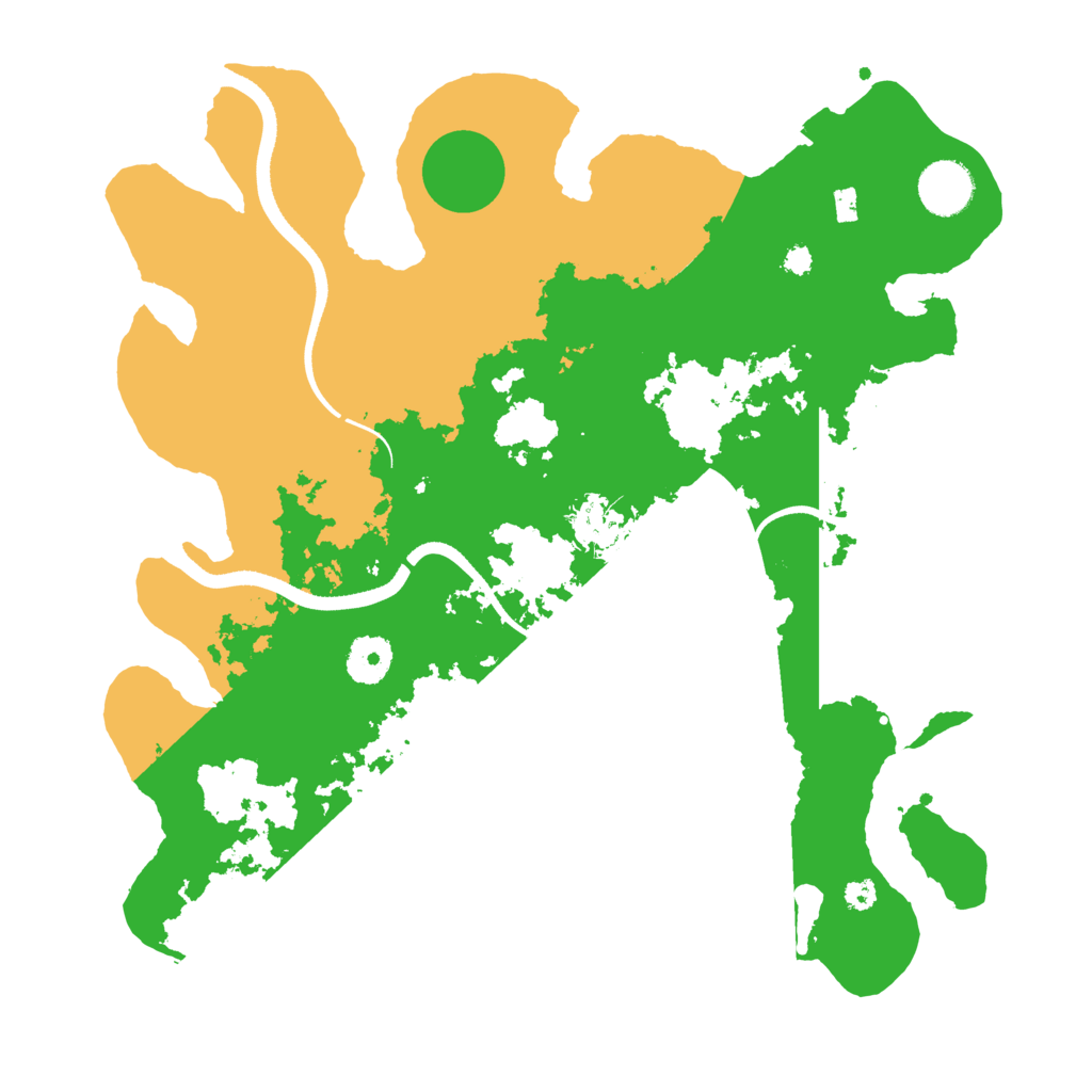 Biome Rust Map: Procedural Map, Size: 3500, Seed: 457074560