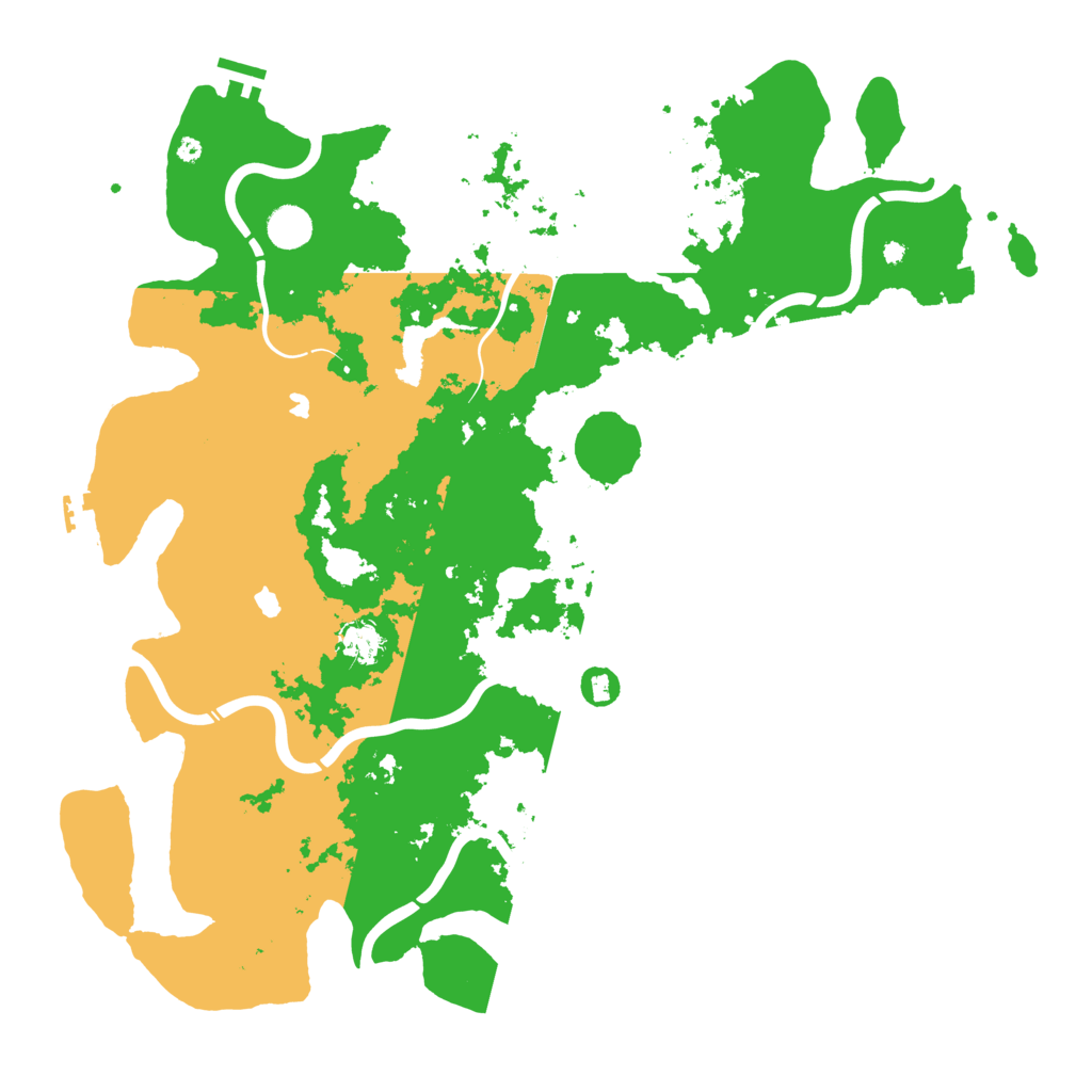 Biome Rust Map: Procedural Map, Size: 4500, Seed: 446336643