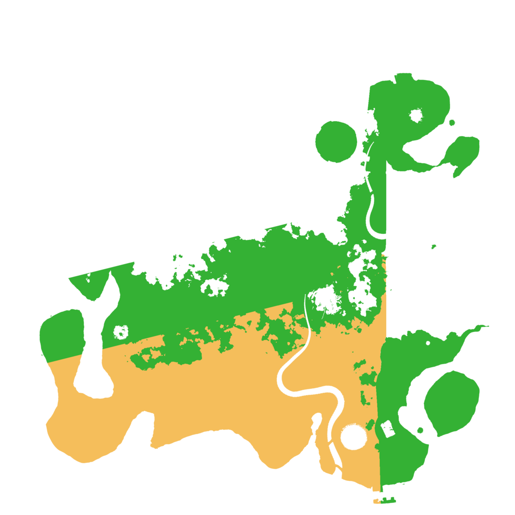 Biome Rust Map: Procedural Map, Size: 3500, Seed: 1962829636