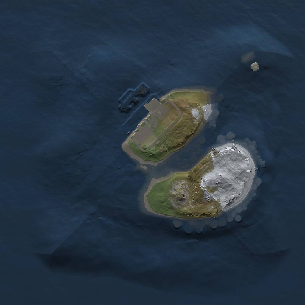 Rust Map: Procedural Map, Size: 1500, Seed: 863120760, 2 Monuments