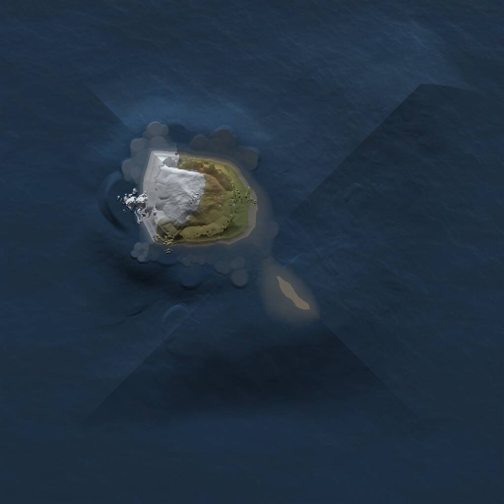 Rust Map: Procedural Map, Size: 1000, Seed: 1906309097, 1 Monuments
