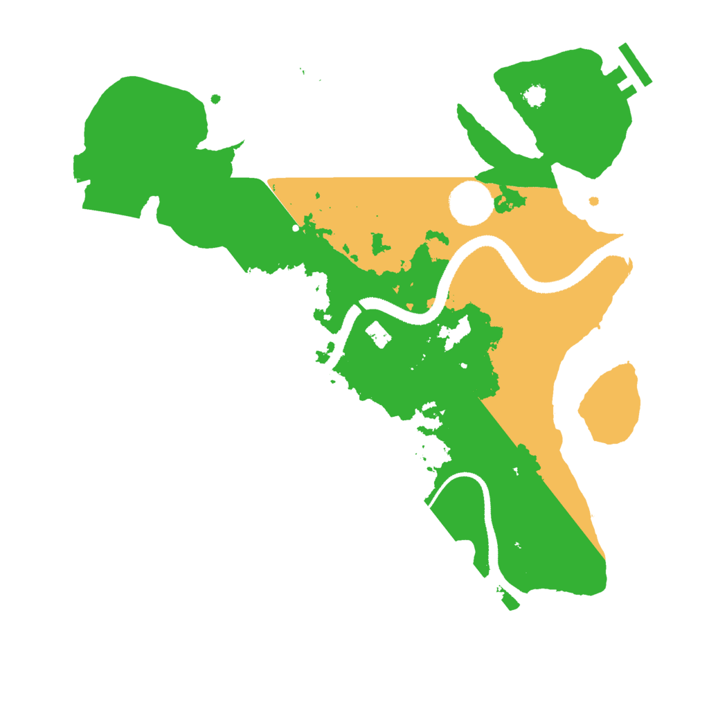 Biome Rust Map: Procedural Map, Size: 3000, Seed: 1970645427