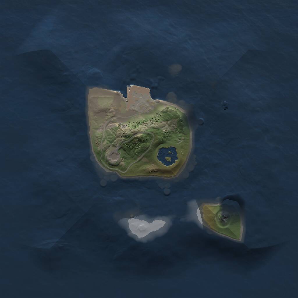 Rust Map: Procedural Map, Size: 1500, Seed: 2212698, 1 Monuments