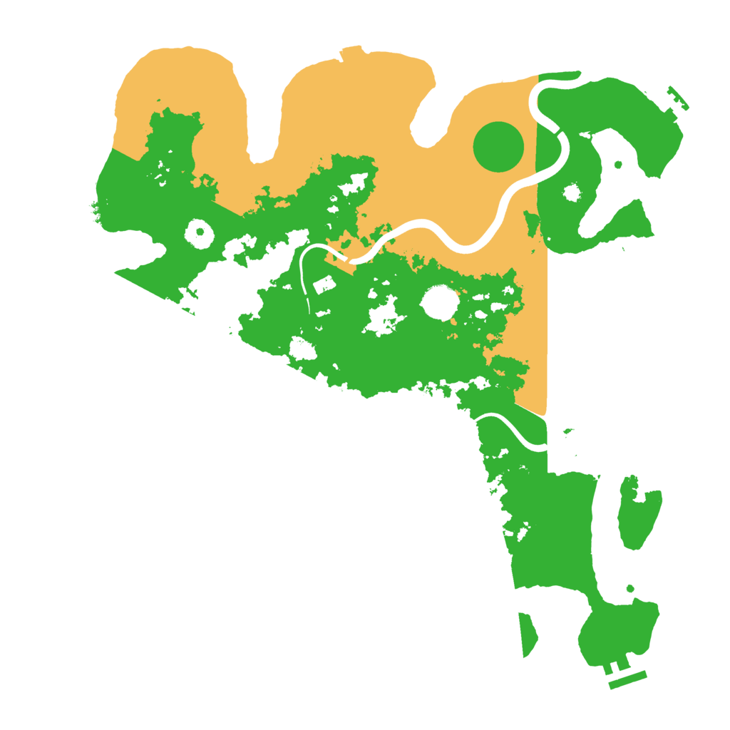 Biome Rust Map: Procedural Map, Size: 3800, Seed: 25626