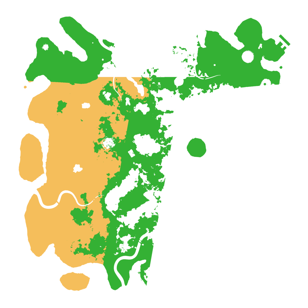 Biome Rust Map: Procedural Map, Size: 4500, Seed: 9125138