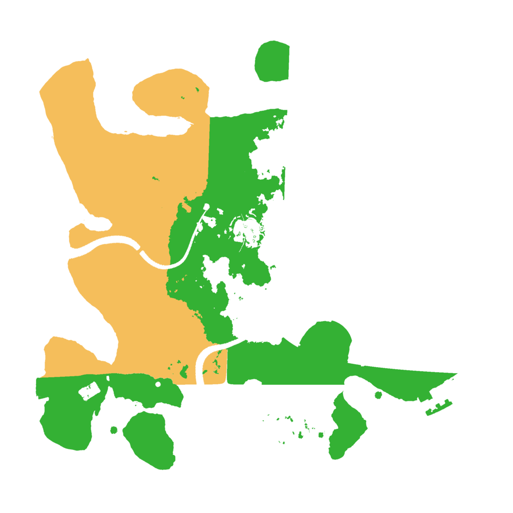Biome Rust Map: Procedural Map, Size: 2800, Seed: 1228316551