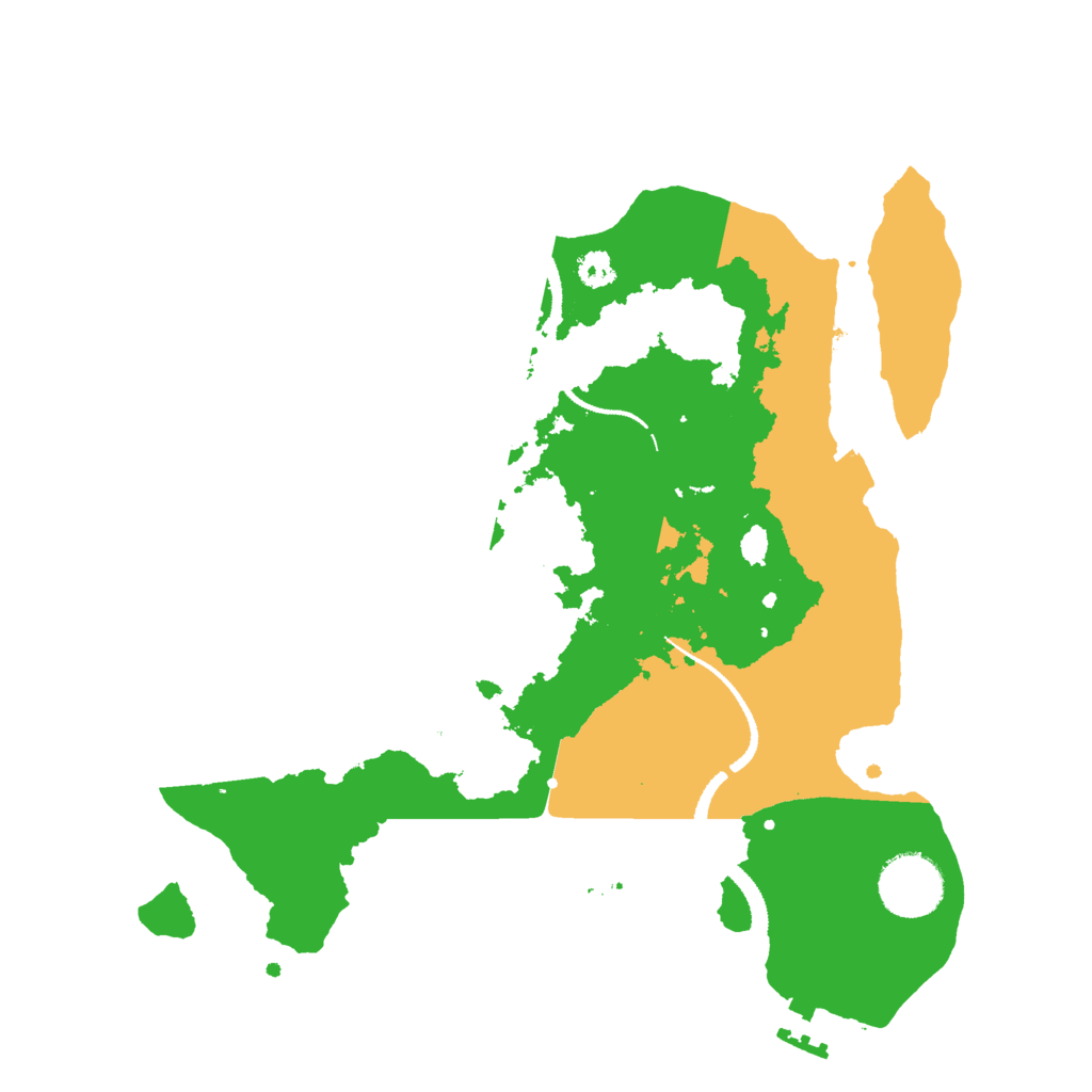 Biome Rust Map: Procedural Map, Size: 3000, Seed: 11706418