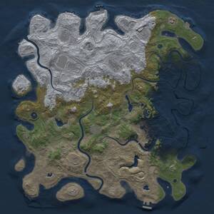 Thumbnail Rust Map: Procedural Map, Size: 4750, Seed: 908595282, 17 Monuments